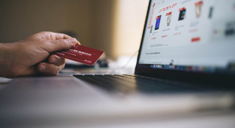 buying online with a credit card