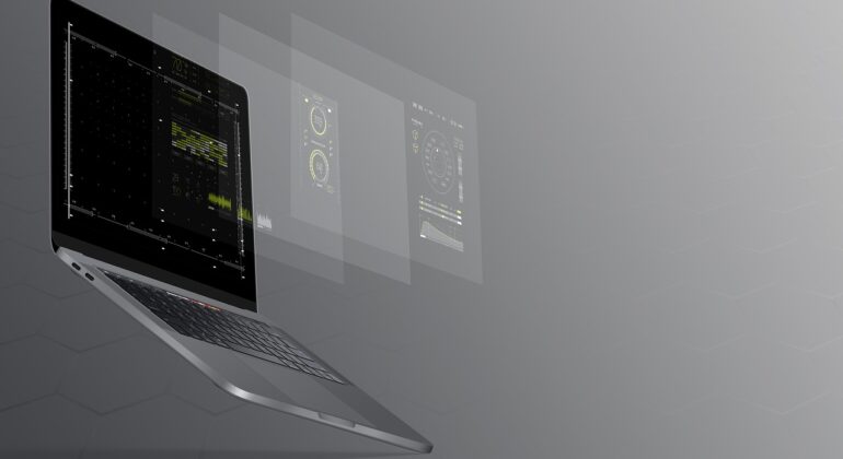 software features on laptop