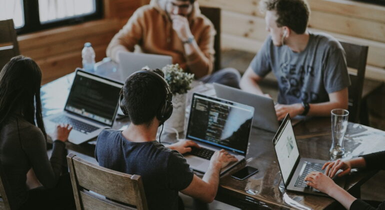 software developers working