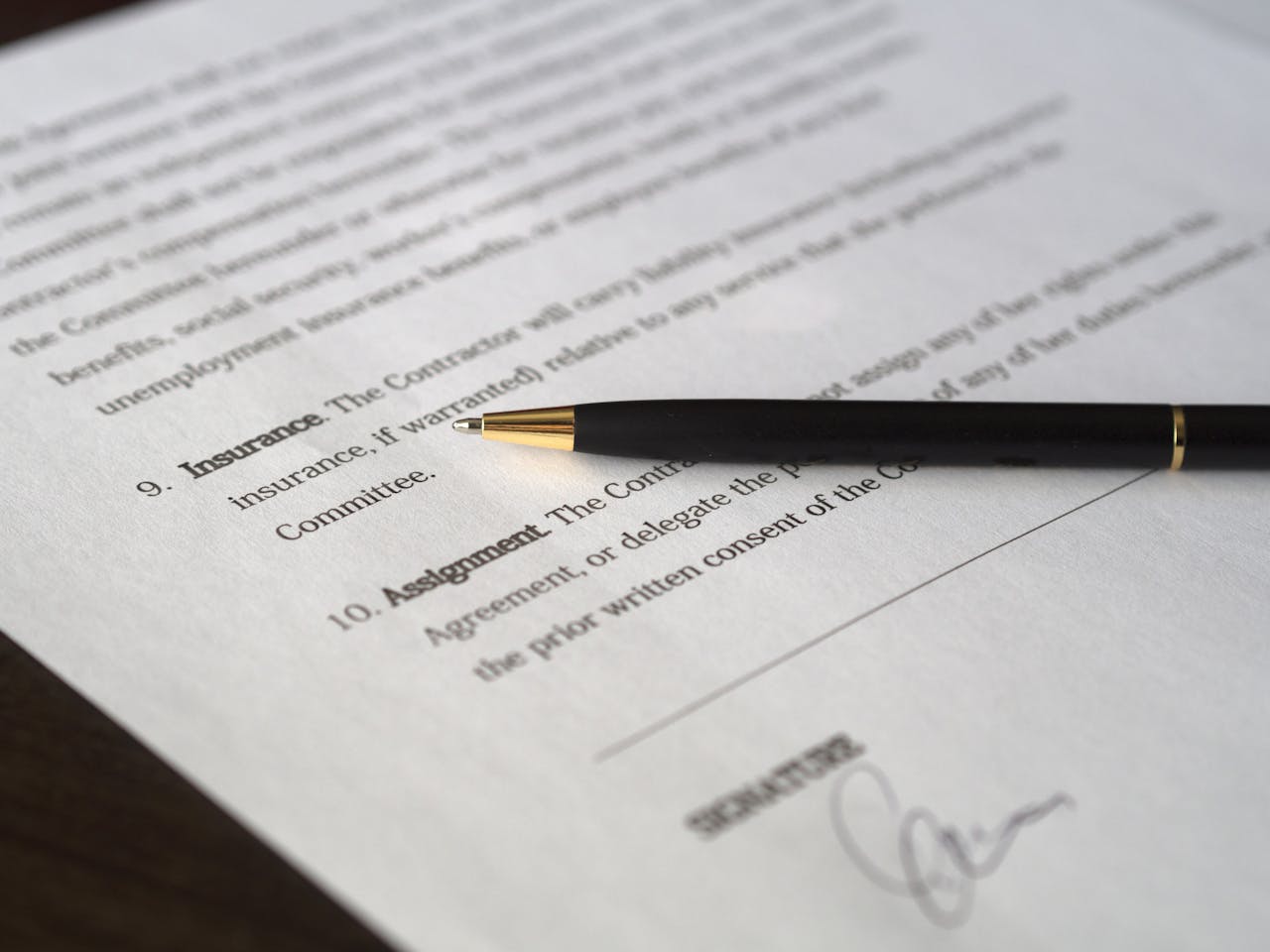insurance agreement