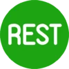 rest api logo green png
