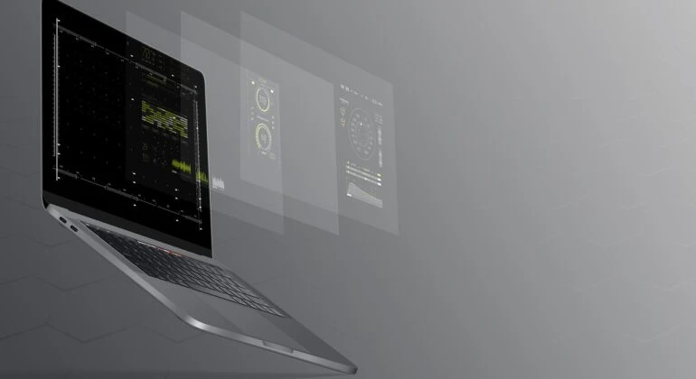 software features on laptop