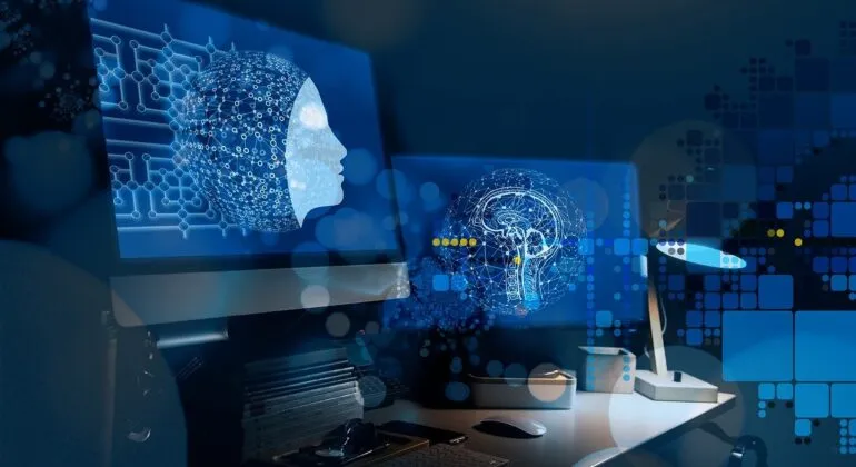 ai computer on the desk