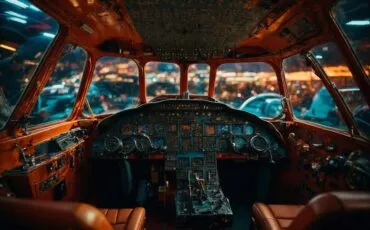 plane cockpit