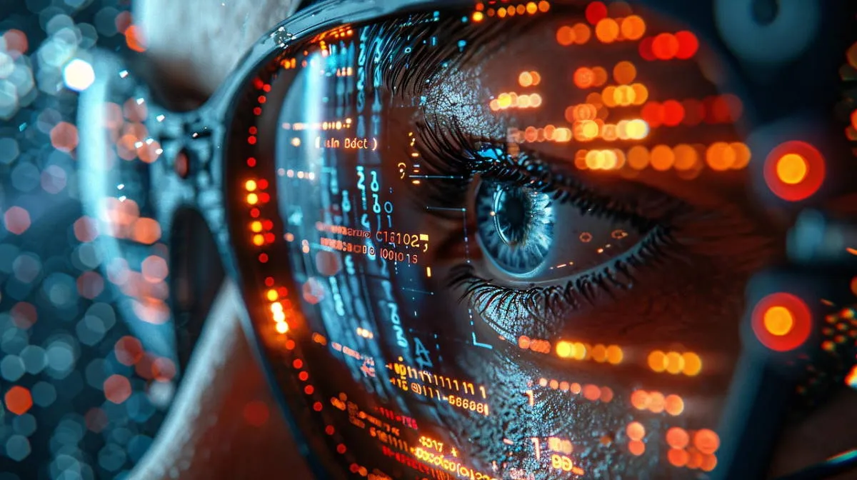 glasses with code on it