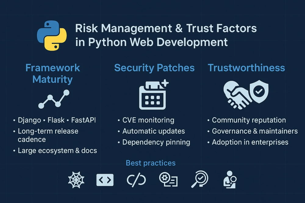 Risk Management and Trust Factors of Python web development